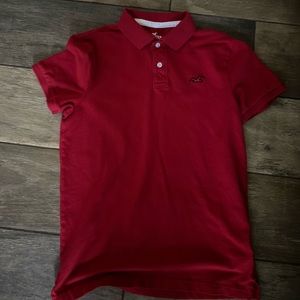 Hollister Mens Red Polo